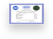 Tony Certificate